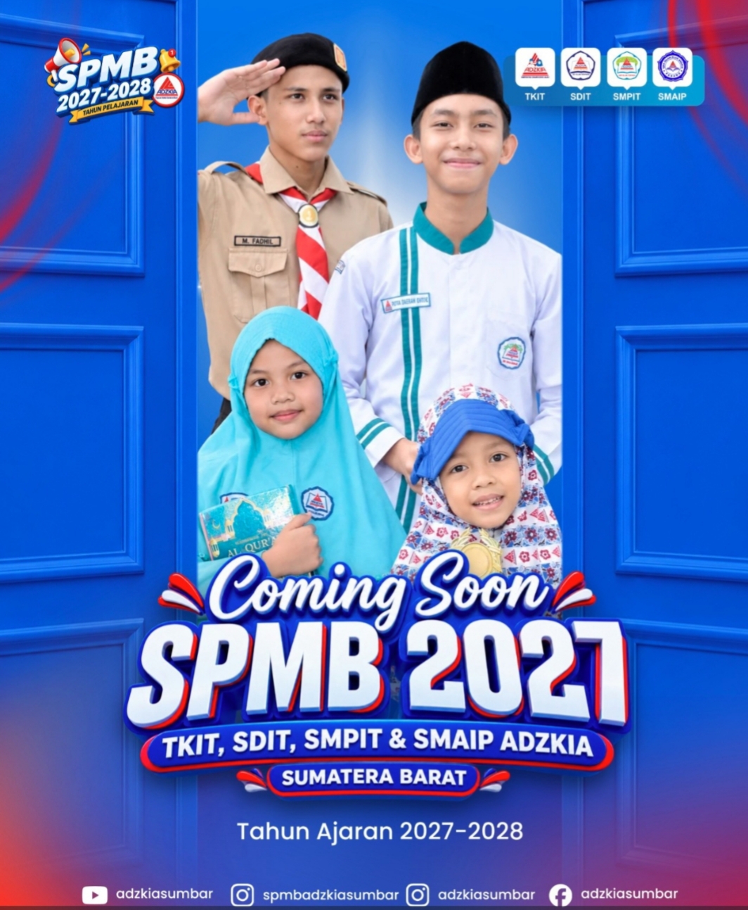 Coming Soon SPMB Yayasan Adzkia Sumatera Barat